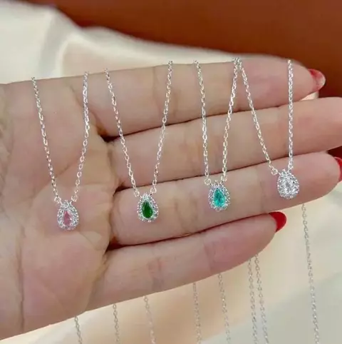 Colares Gotas Cravejadas