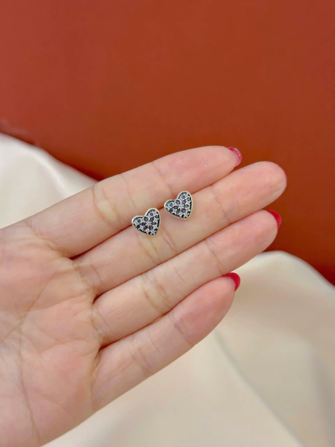 Brinco Coração Estrelado