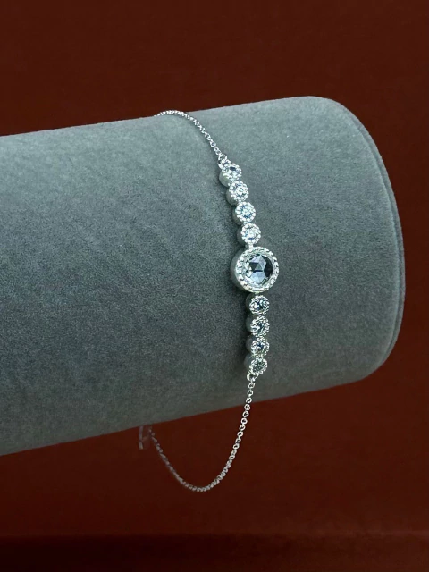 Pulseira Perolas Cravejadas