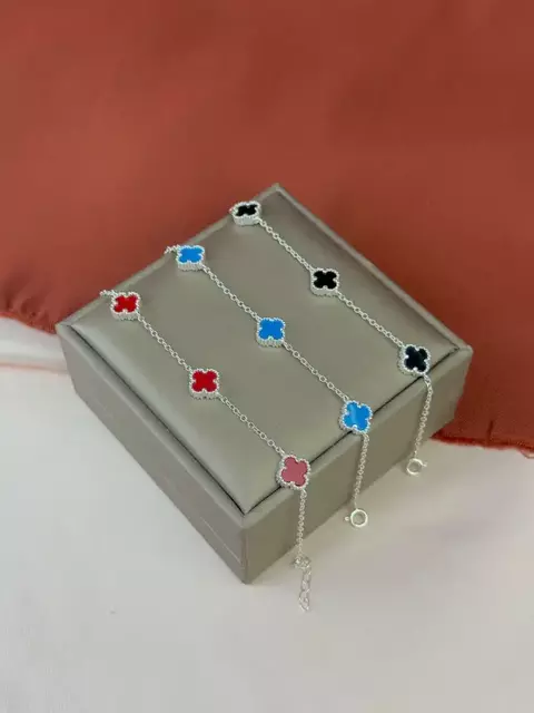 Pulseiras 3 Trevos Coloridos