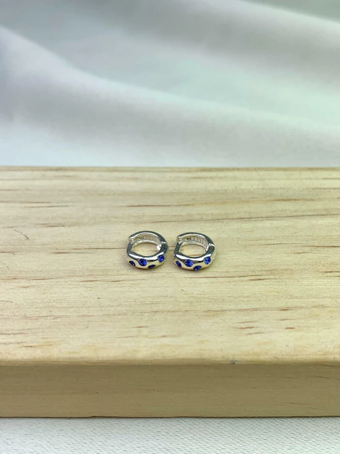 Argola com Ponto de Luz Azul