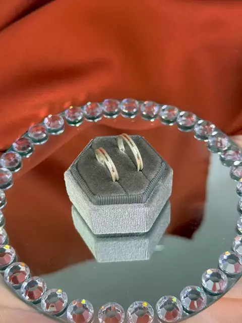 Aliança diamantada (2,5mm)