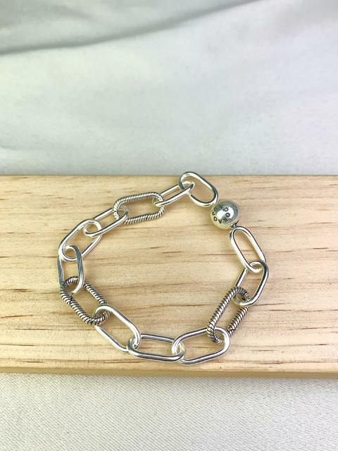 Pulseira Cadeado Frisado