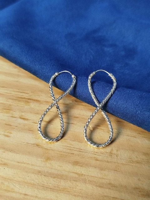 Argola Trançada Infinito 47mm