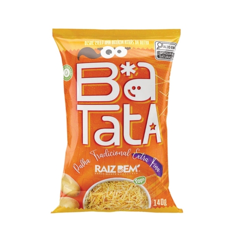 BATATA PALHA TRADICIONAL EXTRA FINA - PACOTE 140g