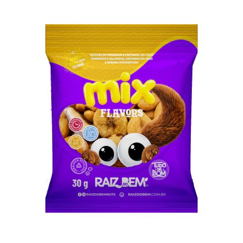 MIX FLAVORS - PACOTE 30g