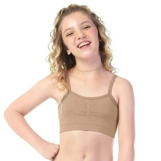 Top Teen Sem Costura Bege - ZR2400-005-C122