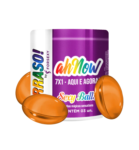 Ahnow Sexy Ball Função Bolinha Explosiva Sensações com 03 Unidades - For Sexy
