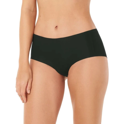 Calcinha Boxer Nude Cotton Preto