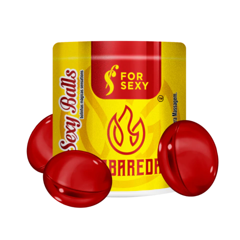 Labareda Sexy Ball Função Bolinha Explosiva Sensações com 03 Unidades - For Sexy