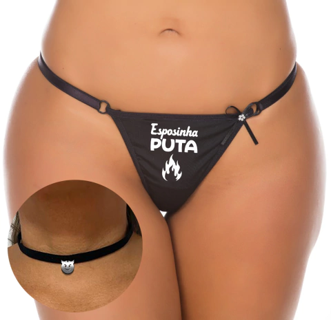 Kit Tanga Proibidona Espozinha Puta - Cod.6235