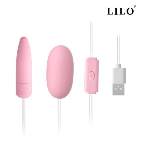 Cápsula vibratória, USB. Com 2 bullets, possui 12 modos de vibração - LILO - Cod.OV031D - comprar online