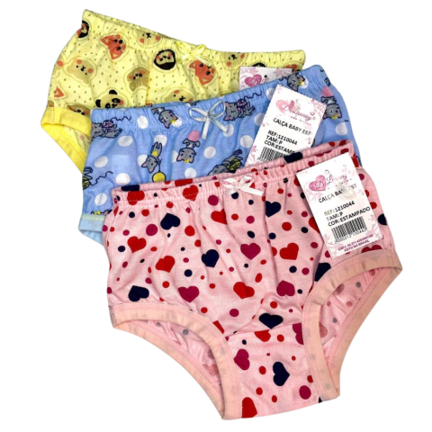 Calça Infantil Baby Estampada - Cores Diversas - Cod.1210044 - comprar online