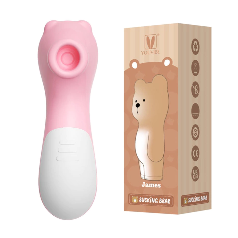 Estimulador de Clitóris Liso em formato de Urso com 10 Modos de Pulsação - YOUVIBE - Cod.SU001A - comprar online