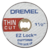 Disco de corte Dremel EZ409 EZ Lock x 5 unidades