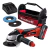 Amoladora angular inalámbrica Einhell Power X-Change TE-AG 18/115 Li de 50 Hz/60 Hz color rojo 200 V - 250 V + accesorios Bolso