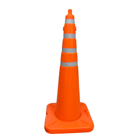 Cono Naranja Seguridad Vial Balizador 65 Cm Con Reflectivos SP