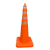 Cono Naranja Seguridad Vial Balizador 65 Cm Con Reflectivos SP