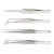 Kit De 4 Bruselas Pinzas Acero Inoxidable Proskit 808-389
