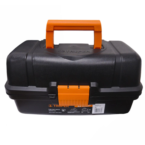 Caja Plastica Para Pesca 16 Naranja Truper 10539
