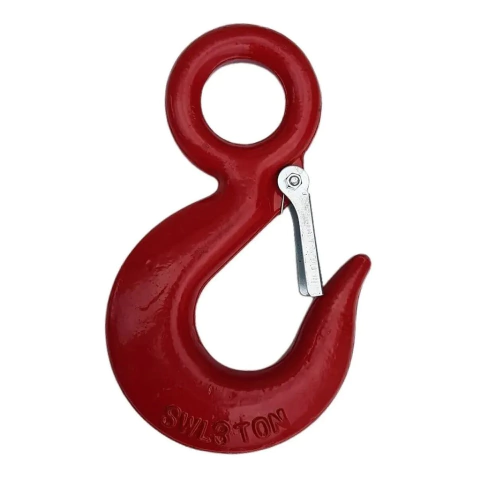 Gancho De Ojo Fijo Con Traba 3 Tn Reforzado