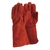 Guante de Soldador Descarne Largo Rojo