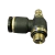 Regulador De Caudal Neumático Codo Unidireccional 8x1/8 - comprar online