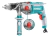 Taladro con percutor 1100 W Industrial Total TG211166-4 Turquesa
