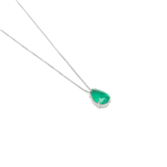 Colar Gota de Esmeralda