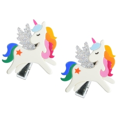 Hair Clip Duplo Unicórnio