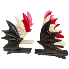 Hair Clip Duplo Morcego