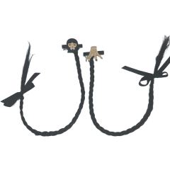 Hair Clip Duplo Trança Wandinha - OHH HAPPY!