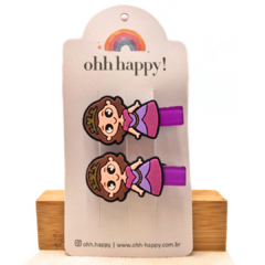 Hair Clip Duplo Princesas - comprar online