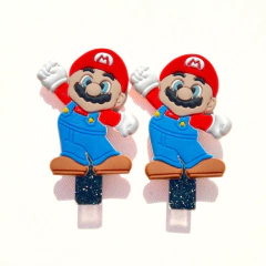 Hair Clip Duplo Turma Super Mario Bros na internet