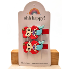 Hair Clip Duplo Princesas - OHH-HAPPY