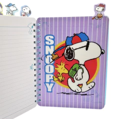 Caderno com Divisórias Snoopy - loja online