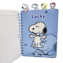 Caderno com Divisórias Snoopy na internet