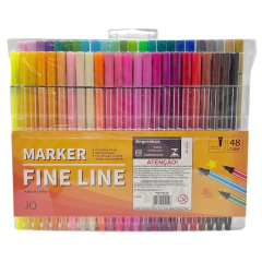 Kit 48 Canetas Fine Line na internet