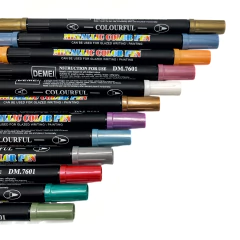 Kit 12 Canetas Metálicas Brush - comprar online