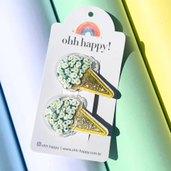 Imagem do Hair Clip Duplo Spring Ice Cream