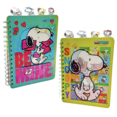Caderno com Divisórias Snoopy - loja online