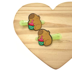 Imagem do Hair Clip Duplo Capivara
