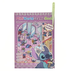 Imagem do Cenário Adesivos Stitch - 8 Págs Adesivos e 8 Cenários