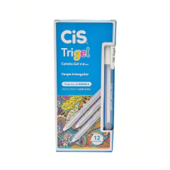 Caneta Gel Branca Cis na internet