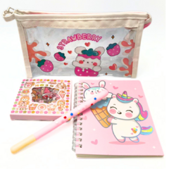 Kit Papelaria Cute