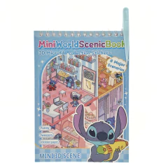 Cenário Adesivos Stitch - 8 Págs Adesivos e 8 Cenários