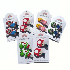 Hair Clip Duplo Turma Super Mario Bros