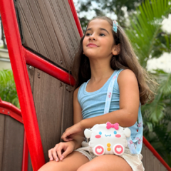 Bolsa Mini Hello + Hair Clip Duplo na internet