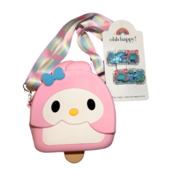 Bolsa Mini Hello + Hair Clip Duplo