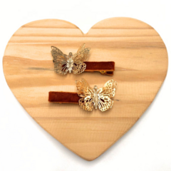 Hair Clip Duplo Borboletas 3D